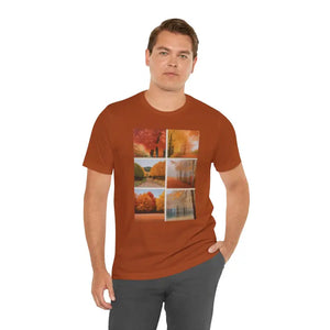 Autumn Vibes Unisex Jersey Short Sleeve Tee - Dipaliz - T-shirts