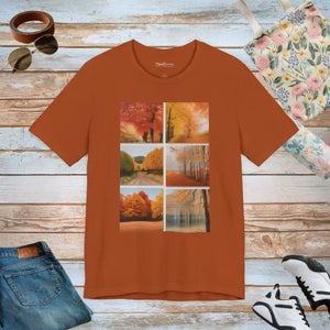 Autumn Vibes Unisex Jersey Short Sleeve Tee - Dipaliz - T-shirts