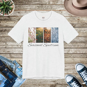Artistic Unisex Jersey Short - Four Seasons Scenery - Dipaliz - T-shirts - s