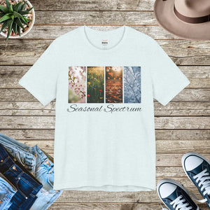 Artistic Unisex Jersey Short - Four Seasons Scenery - Dipaliz - T-shirts - s
