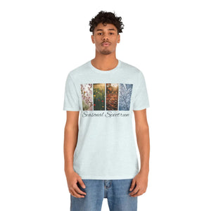 Artistic Unisex Jersey Short - Four Seasons Scenery - Dipaliz - T-shirts - s