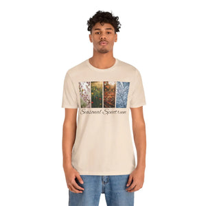 Artistic Unisex Jersey Short - Four Seasons Scenery - Dipaliz - T-shirts - s