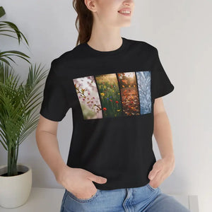 Unisex Jersey Short Sleeve Tee - Four Seasons Panel - Dipaliz - T-shirt