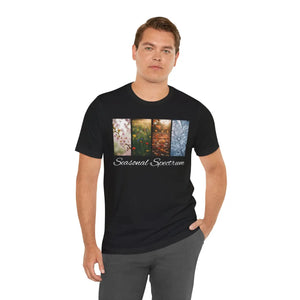 Artistic Unisex Jersey Short - Four Seasons Scenery - Dipaliz - T-shirts - s