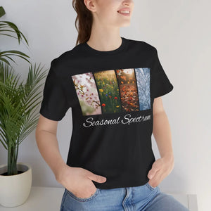 Artistic Unisex Jersey Short - Four Seasons Scenery - Dipaliz - T-shirts - s