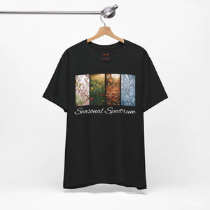 Artistic Unisex Jersey Short - Four Seasons Scenery - Dipaliz - T-shirts - s