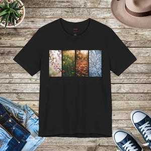 Unisex Jersey Short Sleeve Tee - Four Seasons Panel - Dipaliz - T-shirt