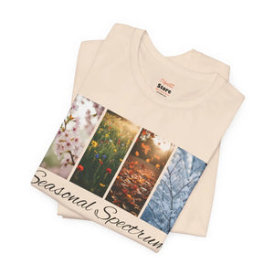 Artistic Unisex Jersey Short - Four Seasons Scenery - Dipaliz - T-shirts - s