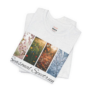 Artistic Unisex Jersey Short - Four Seasons Scenery - Dipaliz - T-shirts - s