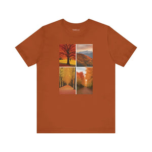 Cozy Autumn Vibes Unisex Jersey Short Sleeve Tee - Dipaliz - T-shirts