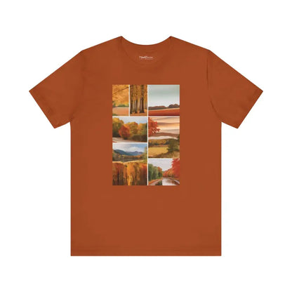 Autumn Vibes: Unisex Jersey Short Sleeve Tee - T-shirt