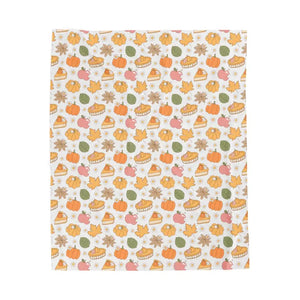Autumn Season Velveteen Plush Blanket - Ultra Soft Cozy - Dipaliz - 50’’ × 60’’ - Blankets