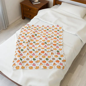 Autumn Season Velveteen Plush Blanket - Ultra Soft Cozy - Dipaliz - Blankets
