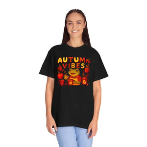 Autumn Vibes Frog Tee - Cozy Fall Fashion Comfort - Dipaliz - T-shirts