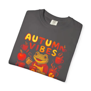 Autumn Vibes Frog Tee - Cozy Fall Fashion Comfort - Dipaliz - T-shirts