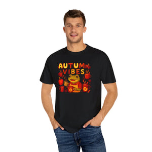 Cozy Autumn Vibes Frog Tee - Harvest Celebration - Dipaliz - T-shirts