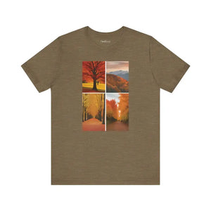 Autumn Vibes Unisex Jersey Short Sleeve Tee - Dipaliz - T-shirts