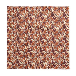 Home Decor - Autumn Vine Tablecloth - Cotton Twill Rustic Orange Leaf - Dipaliz 58’’ ×