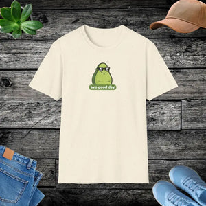 Avocado Avo Good Day Graphic Tee - Soft Cotton Crew - Dipaliz - Natural / m - T-shirt
