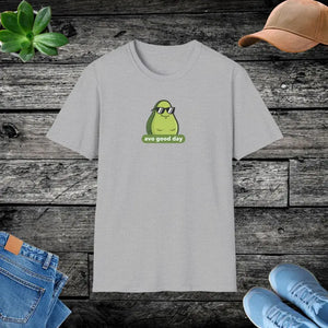 Avocado Avo Good Day Graphic Tee - Soft Cotton Crew - Dipaliz - Sport Grey / s - T-shirt