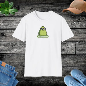 Avocado Avo Good Day Graphic Tee - Soft Cotton Crew - Dipaliz - White / s - T-shirt