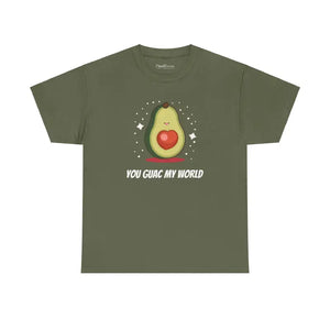 Heavy Cotton Avocado Tee - Ultimate Comfort World Love - Dipaliz - T-shirts