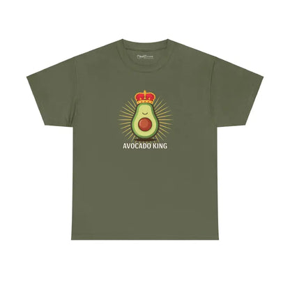 Rock your Style with the Avocado King Heavy Cotton Tee - T-shirt