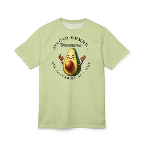 Avocado Om Unisex Tee - Quirky Comfort Style - Dipaliz - White Stitching / 4 Oz. / s - T-shirts