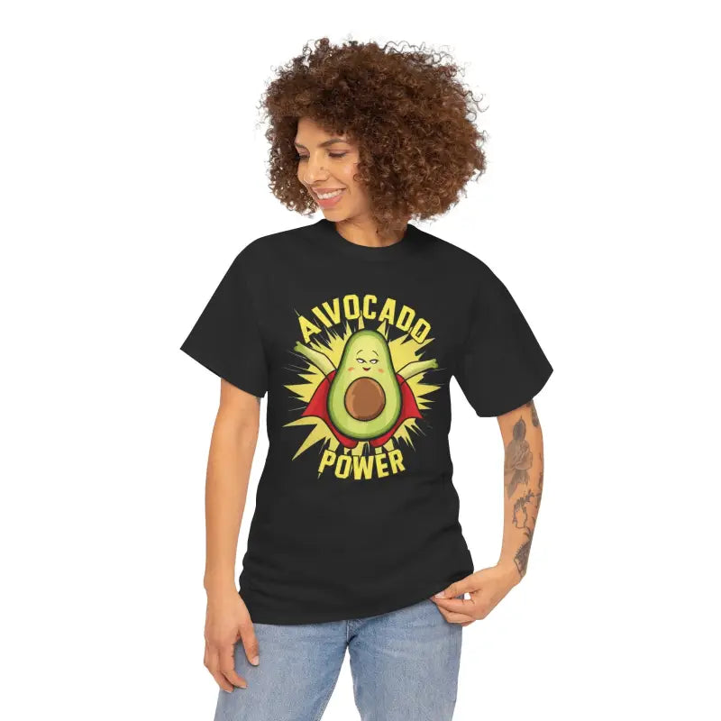 Avocado Power T-shirt: Elevate your Style with Comfort and Durability - Black / s T-shirt