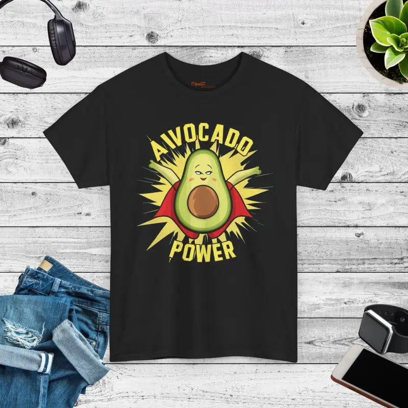 Unleash Style with the Avocado Power T-shirt - Black / s T-shirt