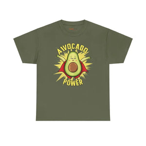 Avocado Power T-shirt - Unisex Eco Cotton Tee - Dipaliz - T-shirts
