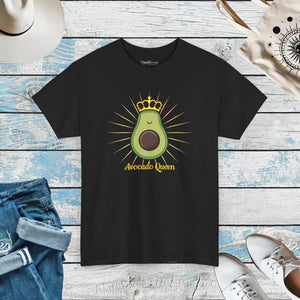 Heavyweight Avocado Tee - Premium Cotton Comfort Style - Dipaliz - Black / s - T-shirts