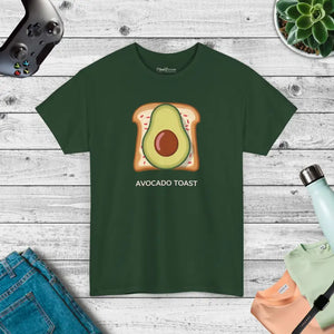 Avocado Toast Heavy Cotton Tee Women’s Fashion Trendy Top - Dipaliz - Forest Green / s - T-shirts
