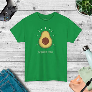 Avocado Toast Tee Heavy Cotton Women’s Shirt - Dipaliz - Irish Green / s - T-shirts