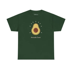 Vibrant Avocado Toast Tee - Heavy Cotton Comfort - Dipaliz - T-shirts