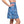 Capri Blue Ikat Skater Skirt - Flowing Everyday Comfort - Dipaliz - All Over Prints