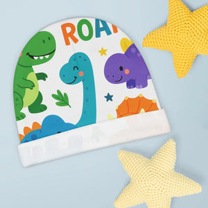 Roaring Dinosaur Baby Beanie - Print Newborn - Dipaliz - & Toddler Hats