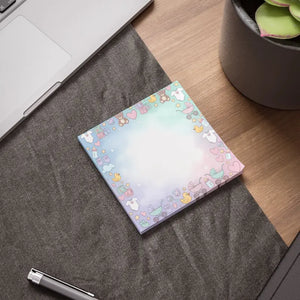 Baby Shower Pastel Border Post-it Notes - Cute Icons - Dipaliz - Paper Products