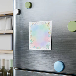 Baby Shower Pastel Border Sticky Notes - Newborn Stationery - Dipaliz - Paper Products