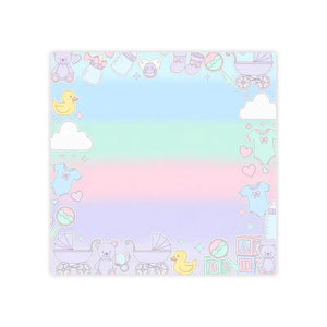 Baby Shower Pastel Sticky Notes - Cute Nursery Icons - Dipaliz - Paper Products