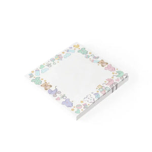 Pastel Baby Border Note Pads - Shower Sticky Notes - Dipaliz - 3’’ x / White - Paper Products