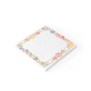 Pastel Baby Border Sticky Notes - Shower Planning - Dipaliz