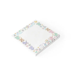 Pastel Baby Icons Note Pads - Shower Post-its - Dipaliz - 3’’ x / White - Paper Products