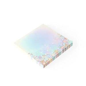 Pastel Nursery Sticky Notes - Baby Shower Rainbow Cloud Design - Dipaliz - 3’’ x / White - Paper Products