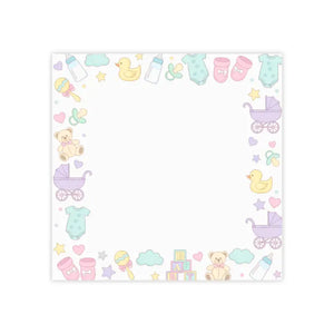 Baby Shower Sticky Notes - Pastel Icons Design - Dipaliz - Paper Products