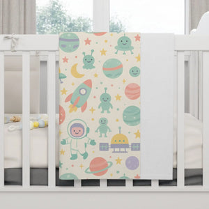 Baby Space Blanket – Soft Fleece Nursery - Dipaliz - Blankets