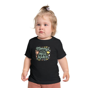 Soft Mess Maker Cute Toddler Tee - Cotton Playtime - Dipaliz - T-shirts