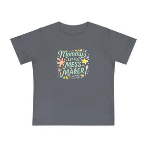 Soft Mess Maker Cute Toddler Tee - Cotton Playtime - Dipaliz - T-shirts