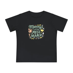 Soft Mess Maker Cute Toddler Tee - Cotton Playtime - Dipaliz - T-shirts