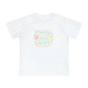 Soft Mess Maker Cute Toddler Tee - Cotton Playtime - Dipaliz - T-shirts
